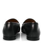 Gucci Calfskin Womens Jordaan Loafers 35.5 Black