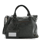 Balenciaga Agneau Classic Hardware Velo Anthracite