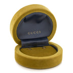 Gucci 18K Yellow Gold Mini Running GG Stud Earrings