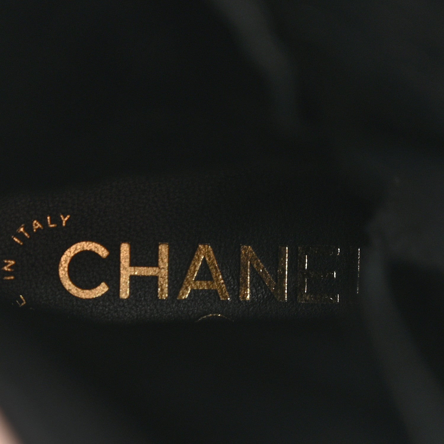 Chanel Calfskin Quilted Logo Lace Up Tall Combat Boots 37.5 Black