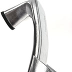 Balenciaga Metallic Sheepskin Duty Free 70mm Sandals 39 Silver