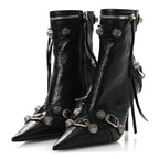 Balenciaga Agneau Arena Cagole 90mm Ankle Boots 36 Black