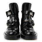 Balenciaga Brushed Calfskin Ceinture Ankle Boots 36.5 Black