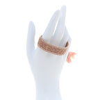 Christian Dior Woven Cotton Crystal Embroidered J'Adior Friendship Bracelet Pink