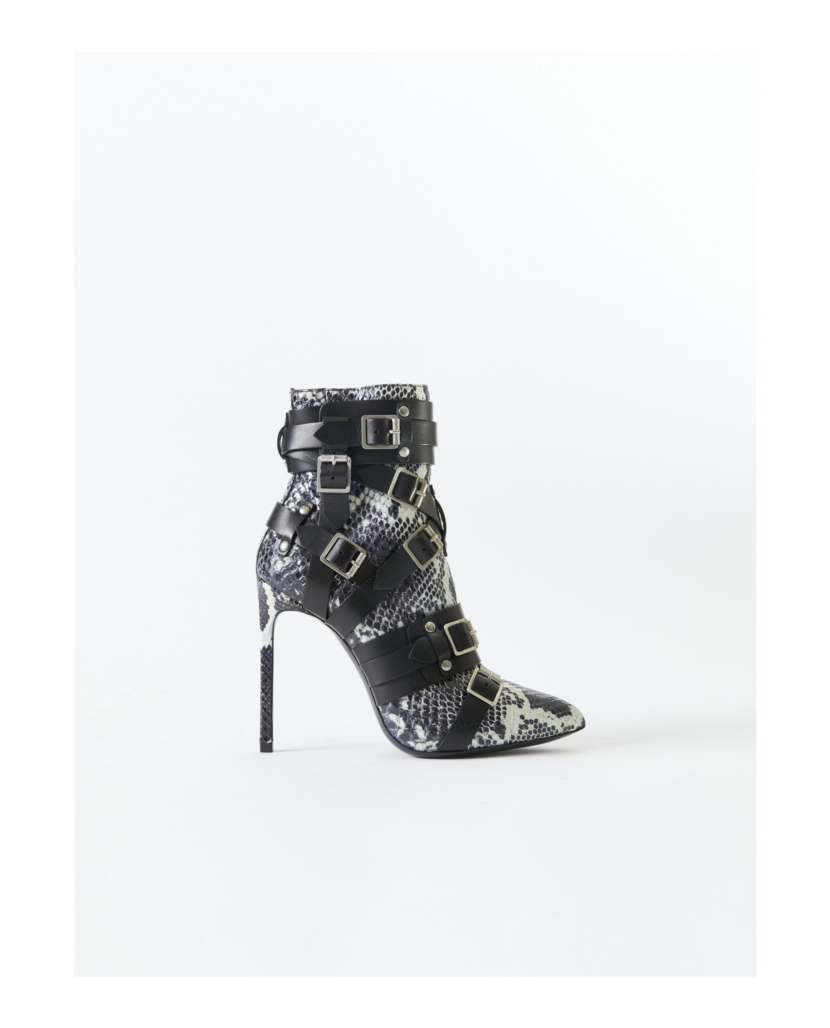 Saint Laurent Womens Python X Ray Boots