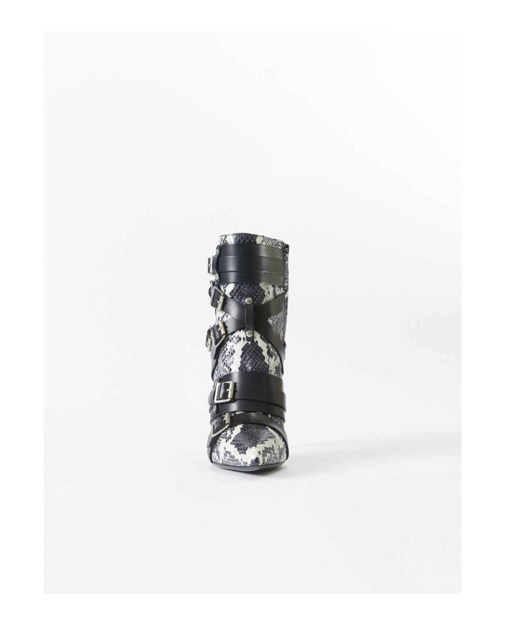 Saint Laurent Womens Python X Ray Boots