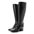 Gucci Calfskin Soho Knee Boots 36 Black