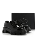 Prada Monolith 55mm Derby Loafers 8 Black