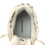 Balenciaga Mesh Rubber Monocolor Womens Runner Sneakers 37 White