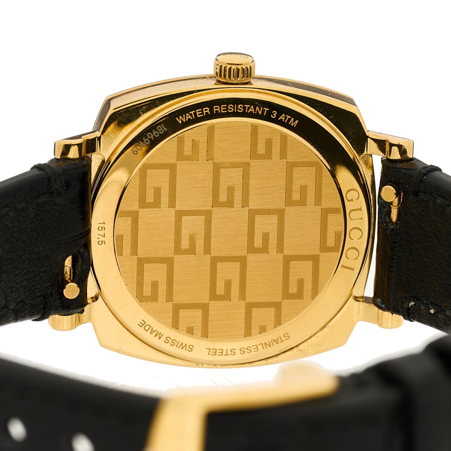 Gucci Stainless Steel Alligator 27mm Grip Quartz Watch