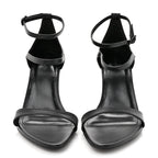 Balenciaga Calfskin Honey 90mm Sandal 37 Black