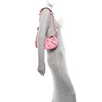 Balenciaga Agneau Arena Le Cagole Shoulder Bag XS Candy Pink