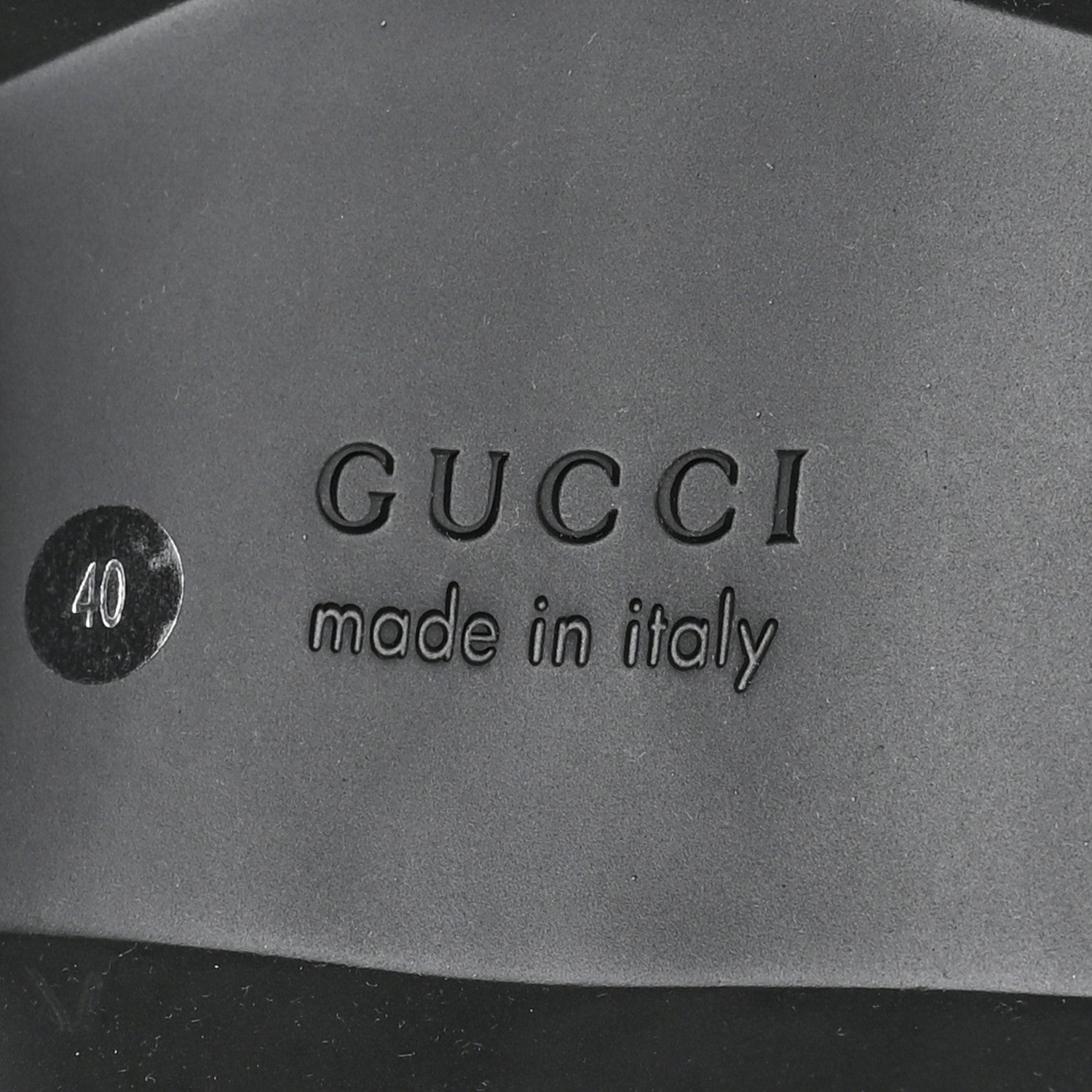 Gucci Spice Lux Nappa Web Combat Boots 40 Black