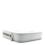 Balenciaga Glitter M Triangle Pouch Argent Black