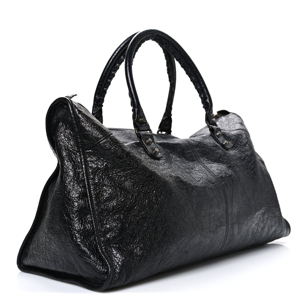 Balenciaga Agneau Classic Hardware Work Black