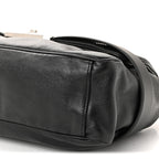 Balenciaga Calfskin Medium Modu Shoulder Bag Black