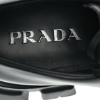Prada Spazzolato Rois Monolith 55mm Derby Loafers 8 Black