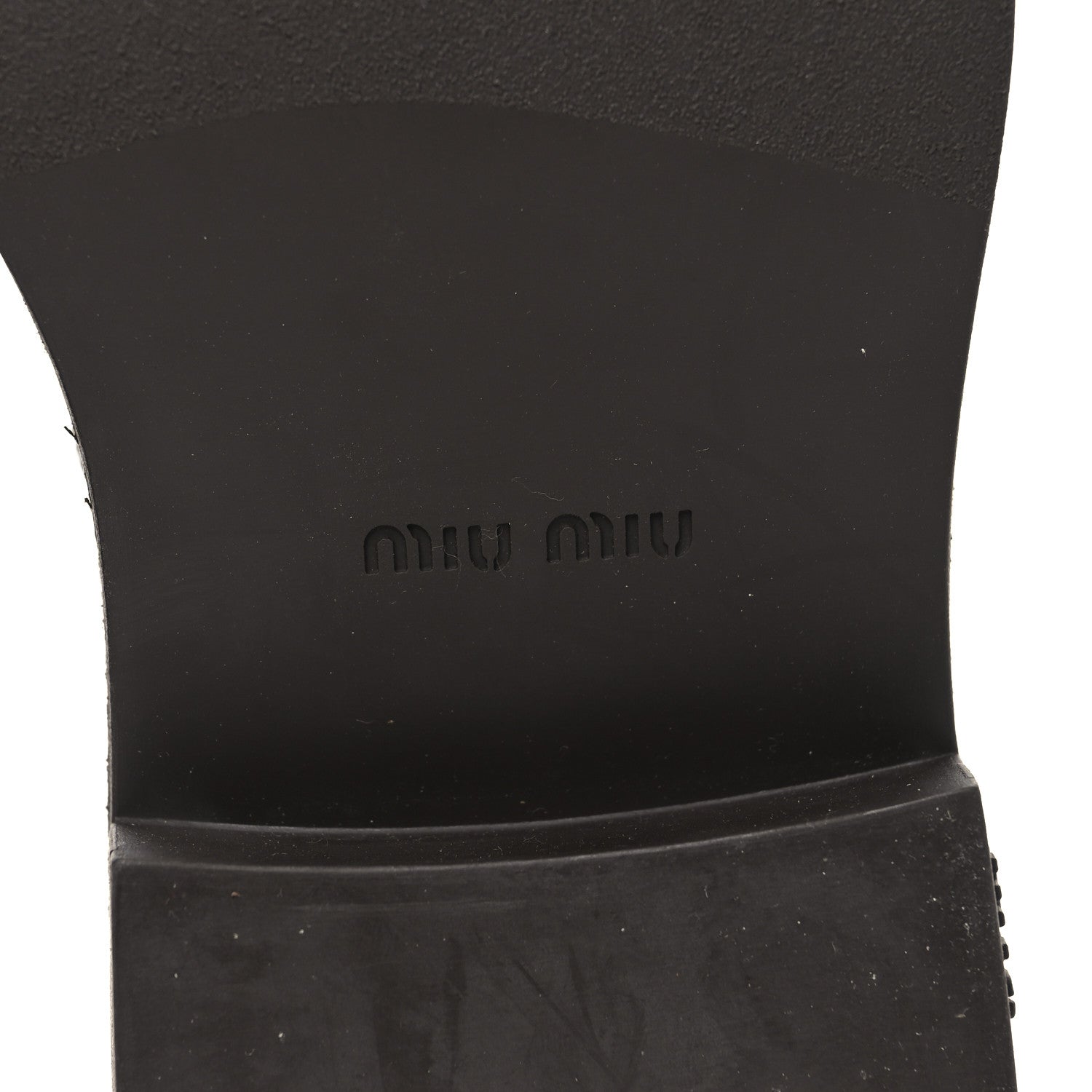 Miu Miu Antic Calfskin Laced Booties 40 Cacao