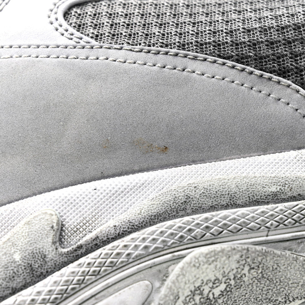 Balenciaga Fabric Mesh Dyed Mens Triple S Sneakers 45 Grey