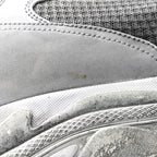 Balenciaga Fabric Mesh Dyed Mens Triple S Sneakers 45 Grey