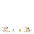 Chanel Crystal Star 5 Drop CC Earrings Gold