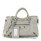 Balenciaga Agneau Classic Hardware City Gris Ciment