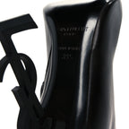 Saint Laurent Nappa Vendome Opyum 110 Ankle Boots 39.5 Black