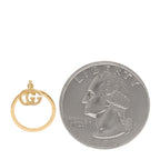 Gucci 18K Yellow Gold Running G Single Earring