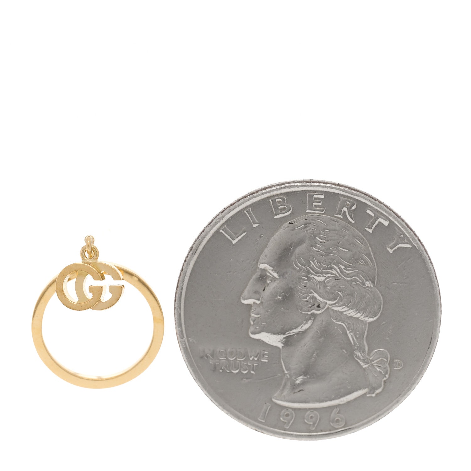 Gucci 18K Yellow Gold Running G Single Earring