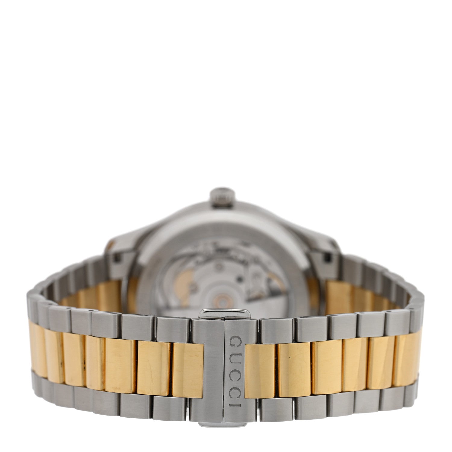 Gucci Stainless Steel 38mm G-Timeless Two Tone Bee Automatic Watch Silver