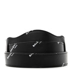 Balenciaga Agneau Classic Hardware Logo Shoulder Strap Black
