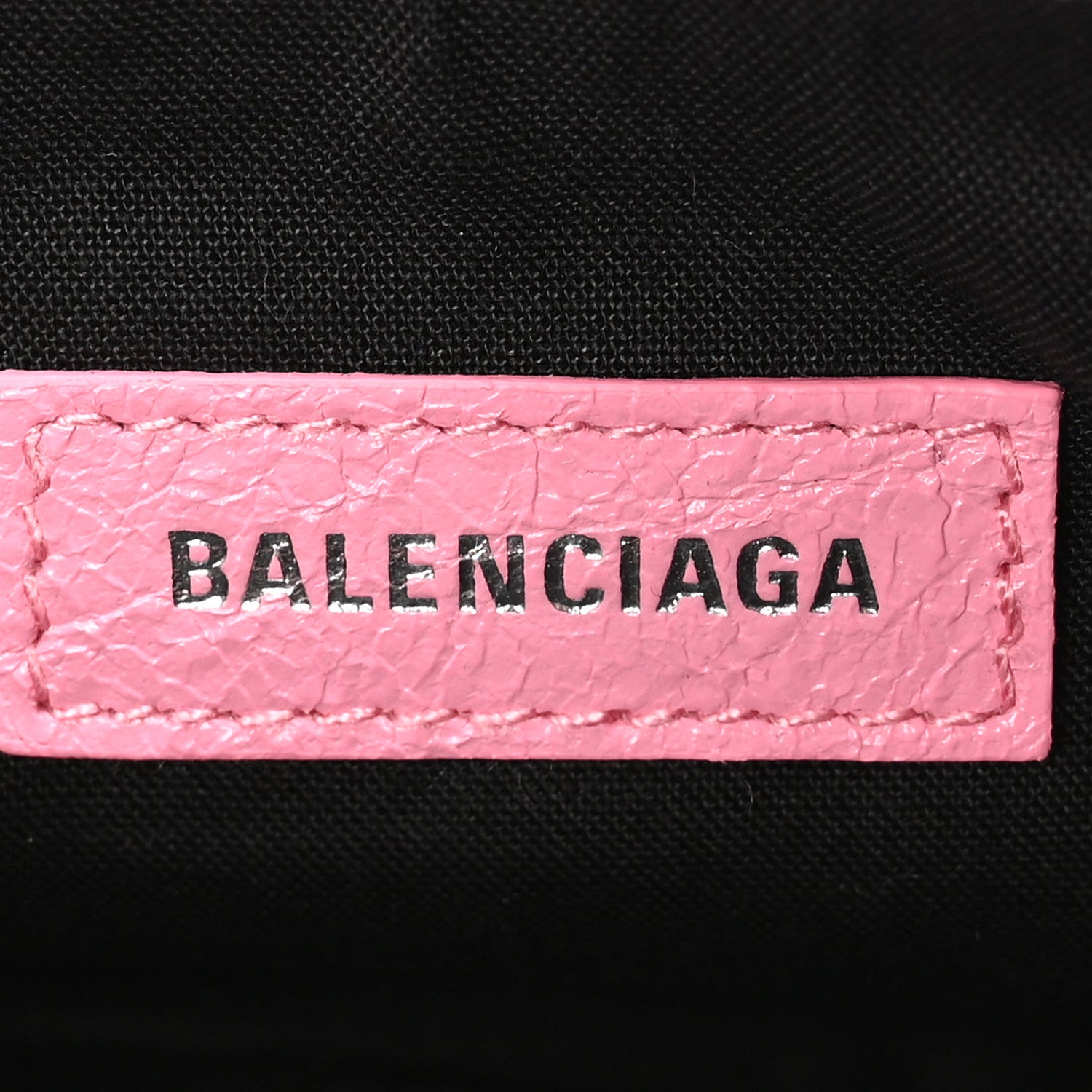 Balenciaga Agneau Arena Le Cagole Shoulder Bag XS Candy Pink