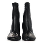 Balenciaga Shiny Soft Sheepskin Glove 80mm Ankle Boots 37.5 Black