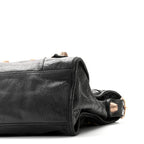 Balenciaga Agneau Giant 21 Rose Gold Hardware City Black