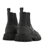 Gucci Canvas Calfskin GG Supreme Ankle Boots 39 Black