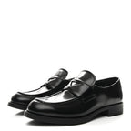 Prada Spazzolato Loafers 37.5 Black