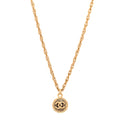 Chanel CC Pendant Necklace Gold