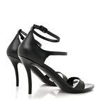 Balenciaga Calfskin Honey 90mm Sandal 37 Black