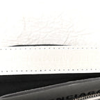 Balenciaga Agneau Arena Small Neo Cagole City Handbag Optic White