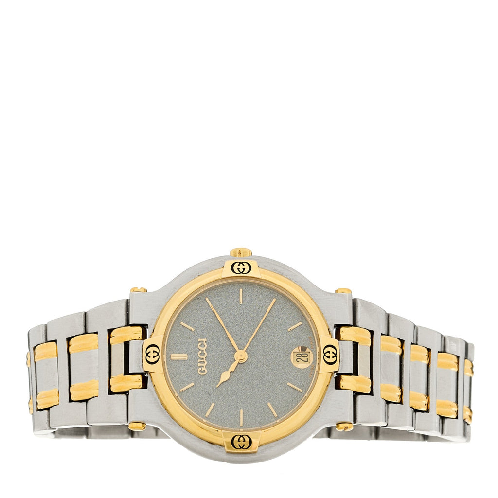 Gucci Stainless Steel 32mm 9000m Quartz Watch Grey