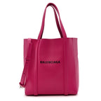 Balenciaga Calfskin XXS Everyday Tote Rose Magenta Black