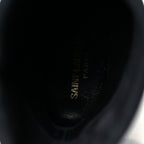 Saint Laurent Kid Scamosciato Niki 85 Wedge Booties 36 Black