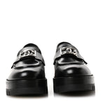 Chanel Calfskin Metal CC Loafers 40 Black