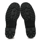 Chanel Calfskin Cap Toe CC Short Boots 41 Black