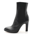 Chanel Calfskin Interlocking CC Calf Boots 38.5 Black