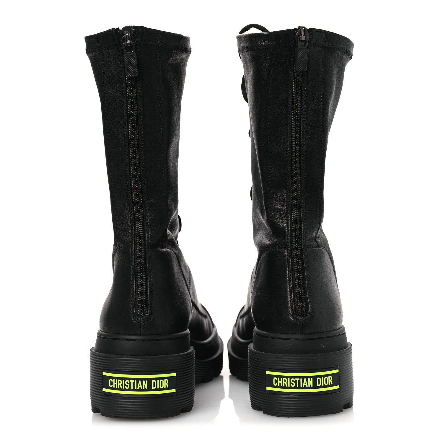 Christian Dior Nappa Stretch Dior Arcade Boots 39 Black