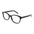 Saint Laurent Eyeglasses Cat Eye Full Rim, Black Frame and Clear Demo Lenses Lens SLM113001
