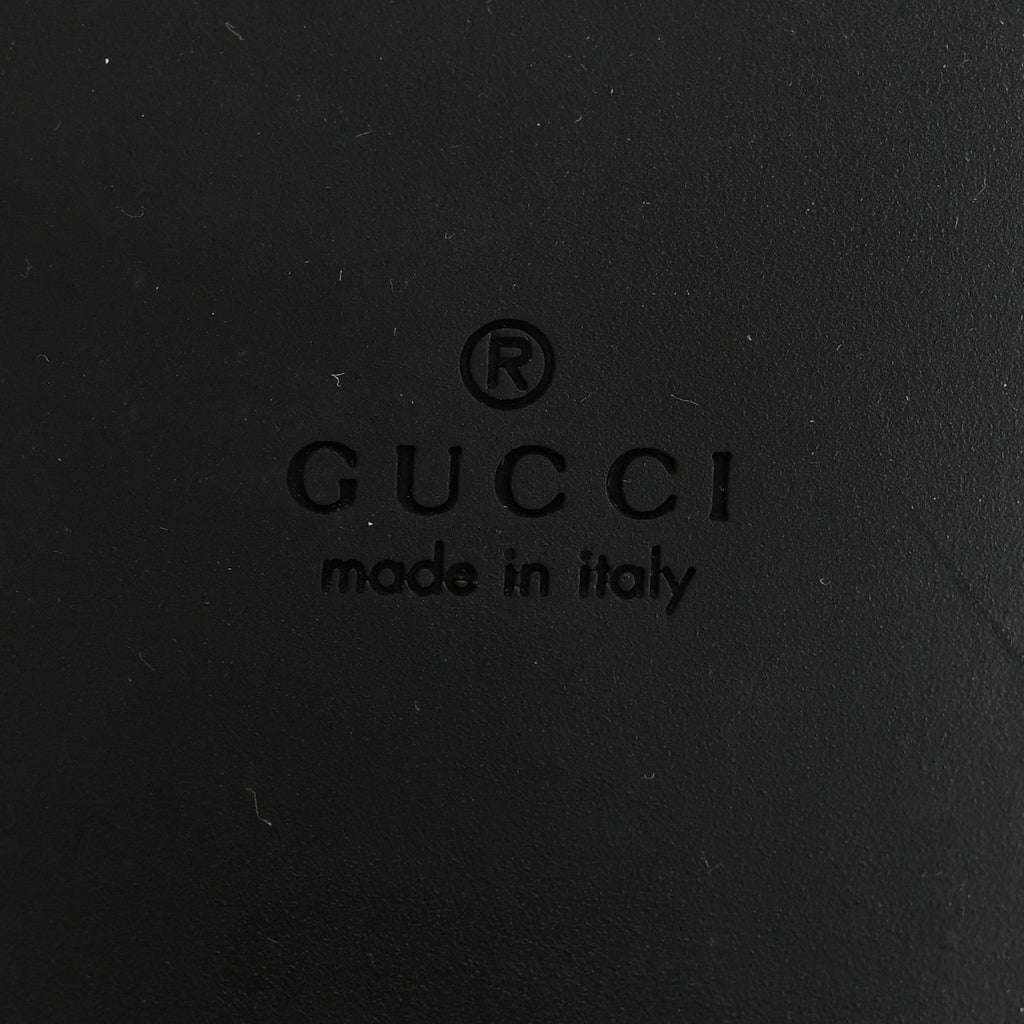 Gucci Microguccissima Knee High Riding Boots 40.5 Black