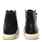 Balenciaga Agneau Arena Womens Paris High Top Sneakers 39 Black