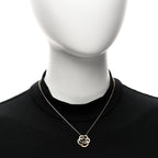 Chanel 18K Yellow Gold Fil de Camelia Pendant Necklace